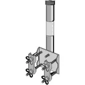 Televes Aluminium Vertikal-/Horizontalträger, 55 cm, drehbar, 60 mm