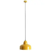 Aldex Mille Hängeleuchte, selfgelb, 1-flammig - , Mille, dimmbar, Gelb, für Wohnzimmer, Metall, Industrielles Design