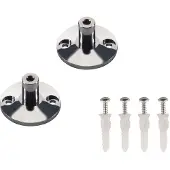SLV Tenseo Seilsystem, Wandhalter, kurz, 2 Stück, chrom