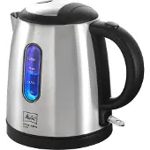Melitta Prime Aqua mini Top, 1 l, 2200 W, Schwarz, Edelstahl, Edelstahl, Wasserstandsanzeige, Überhitzungsschutz