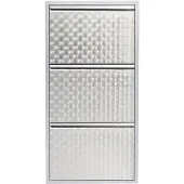 Kare design Schuhkipper Caruso 3-er silber/geflext (MO)