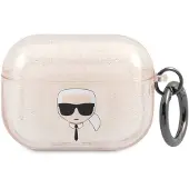 Karl Lagerfeld Karl Head Glitter - Airpods Pro Tasche (złoty)