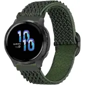 IMoshion Elastisches Nylonarmband - Universelle 22 mm Anschluss - Dunkelgrün
