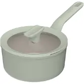 Berghoff Balance Salbeigrüner Antihaft-Topf mit Deckel, 18 cm
