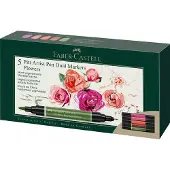 Faber-Castell - India ink PAP Dual Marker flowers (5 pcs) (162007)