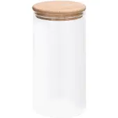 vidaXL Vorratsgläser mit Bambusdeckel 4 Stk. 1200 ml