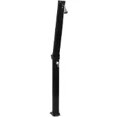 vidaXL Solardusche Klappbar Schwarz 214 cm 23 L