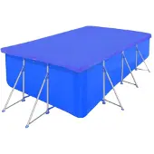 vidaXL Poolabdeckung PE Rechteckig 90 g/qm 400x207 cm
