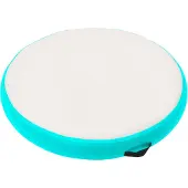 vidaXL Aufblasbares Gymnastik-Kissen mit Pumpe 100x100x10 cm PVC Grün