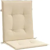 vidaXL Gartenstuhlauflagen für Niedriglehner 6 Stk. Beige 100x50x3 cm