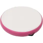 vidaXL Aufblasbare Gymnastikmatte mit Pumpe 100x100x10 cm PVC Rosa