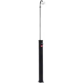 vidaXL Garten-Solardusche Schwarz 215 cm 8 L