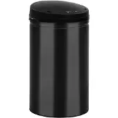 vidaXL Automatischer Sensor-Mülleimer 40 L Kohlenstoffstahl Schwarz