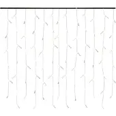 vidaXL Lichtervorhang LED Eiszapfen 10 m 400 LED Warmweiß 8 Funktionen