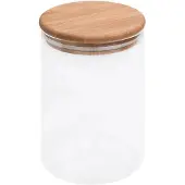 vidaXL Vorratsgläser mit Bambusdeckel 4 Stk. 800 ml