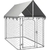 vidaXL Outdoor-Hundezwinger mit Dach 200x100x150 cm