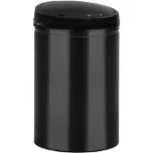 vidaXL Automatischer Sensor-Mülleimer 30 L Kohlenstoffstahl Schwarz