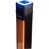 Eurom 334562, Freistehender Terrassenheizer, Schwarz, Aluminium, Elektro, 2200 W, 25 m²