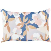 Beliani Gartenkissen 2er Set Mehrfarbig Stoffbezug mit Füllung 40x60 cm Rechteckig Florales Motiv Modern für Garten Terrasse Outdoor Wasserabweisend