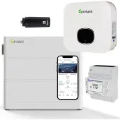 Growatt MIN 4200-XH 4,2kW Hybrid Wechselrichter mit 5.12kWh Solarspeicher-Set