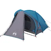 vidaXL Kuppel-Campingzelt 2 Personen Blau Wasserdicht