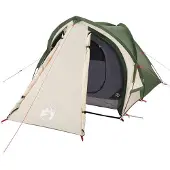 vidaXL Kuppel-Campingzelt 2 Personen Grün Wasserdicht