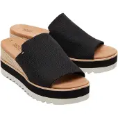 Toms Diana Mule black heavy canvas 37.5