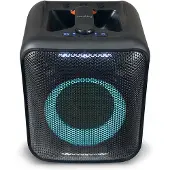 Nedis Bluetooth-Party-Lautsprecher - Batterie 1 Betriebszeit Standardnutzung: 300 min - 150 W - Griff - Partylicht - Equalizer - Orange / Schwarz