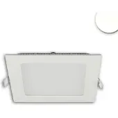 ISOLED 115461 LED Downlight, 9W, eckig, ultraflach, blendungsreduziert, weiß, neutralweiß, dimmbar CRI90