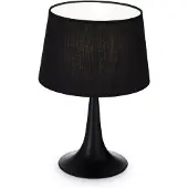 Ideal Lux Desk-Modern Office Lamp London Metall Schwarz 1 Licht E27 Klein