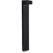 Ideal Lux Moderne Stehleuchte Sirio Aluminium Schwarz 2 Lichter 3W 3000K Warmes Licht H80Cm