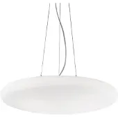 Ideal Lux Moderne Aufhängung Smarties Glas Weiß 3 Lichter E27