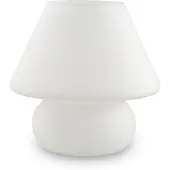 Ideal Lux PRATO TL1 BIG, Weiß, Glas, Schlafzimmer, Kinderzimmer, Esszimmer, Wohnzimmer, IP20, II, E27