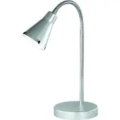 TRIO LED Tischlampe ARRAS titanfarbig