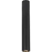 Milagro Deckenstrahler schwarz rund 40 cm 1xGU10 8W Genesis