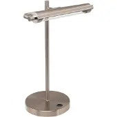Eglo LED Tischlampe Casamarte, Nachttischlampe dimmbar, Stahl in nickel-matt, warmweiß