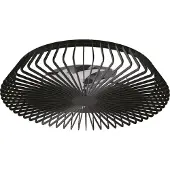 Mantra-Iluminacion Himalaya Deckenventilator mit Beleuchtung-Schwarz-mit Tunable White (2700K - 5000K)