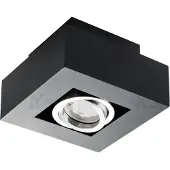 Kanlux S.A. Deckenleuchte Stobi in Schwarz GU10
