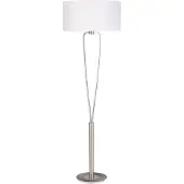 TRIO Designer Stehlampe modern mit Schirm Wohnzimmer Schlafzimmer Büro Esszimmer