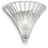 Ideal Lux SANTA AP1 SMALL, Oberfläche, 1 Glühbirne(n), E14, IP20, Transparent