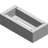 Abl Sockel für Ladesäulen eMC2, Einbausockel 100 mm EMC9997