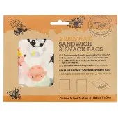 Tala Bienenwachs-Sandwich- und Brotbeutel, 21 cm, 2er-Set