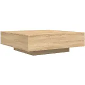 vidaXL Couchtisch Sonoma-Eiche 100x100x31 cm Holzwerkstoff