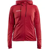 Craft Trainingsjacke Evolve Hood Jacket Damen Bright Red-XL