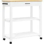vidaXL Küchenwagen MONZA 84x40x88,5 cm Massivholz Kiefer