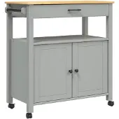 vidaXL Küchenwagen MONZA 84x40x88,5 cm Massivholz Kiefer