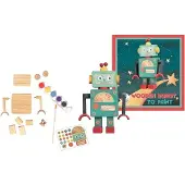 Egmont toys Bastelpackung Holzroboter 20x20x4 cm