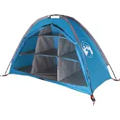 vidaXL Camping-Organizer-Zelt 9 Fächer Blau Wasserdicht