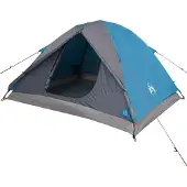 vidaXL Kuppel-Campingzelt 3 Personen Blau Wasserdicht