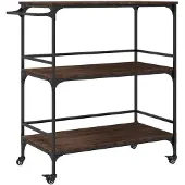 vidaXL Küchenwagen Braun Eichen-Optik 100,5x50x105 cm Holzwerkstoff